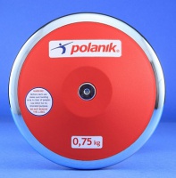диск тренировочный, пластиковый 1 кг polanik tpd11-1