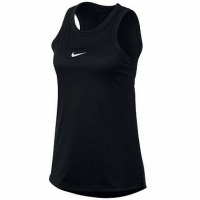 майка женская nike dry tank 889079-010 тренировочная, черная