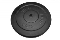 диск чугунный iron king 51 мм 25 кг черный