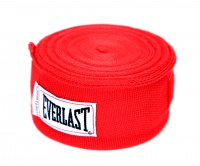 бинты боксерские everlast 4,55 м (красные)
