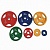 диск олимпийский цветной с тремя отверстиями d51мм alex dy-h-2012-15.0 кг желтый